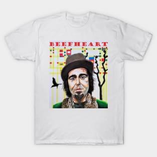 Captain Beefheart original portrait painting/fan art T-Shirt